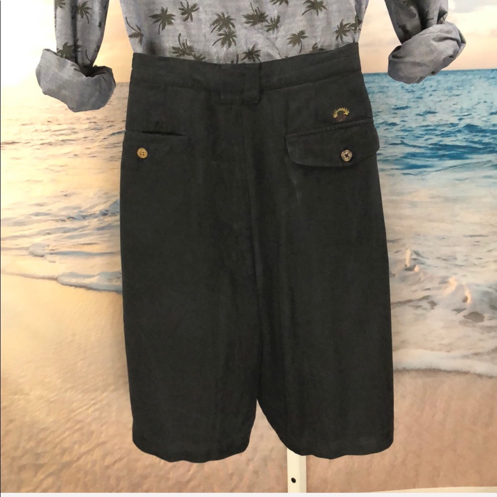 Tommy Bahama Black Silk Shorts - Picture 3 of 5